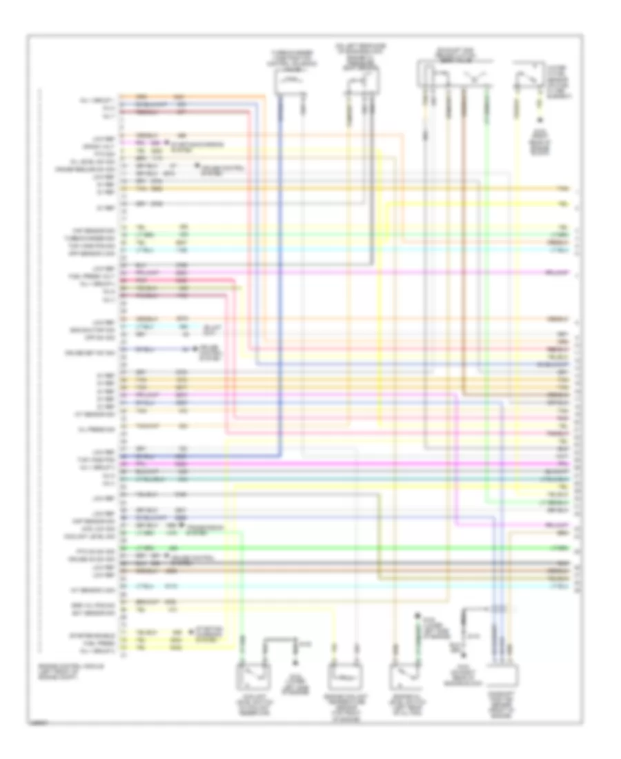 6.6L VIN 2, Engine Performance Wiring Diagram (1 of 6) for GMC Cab  Chassis Sierra 3500 2006