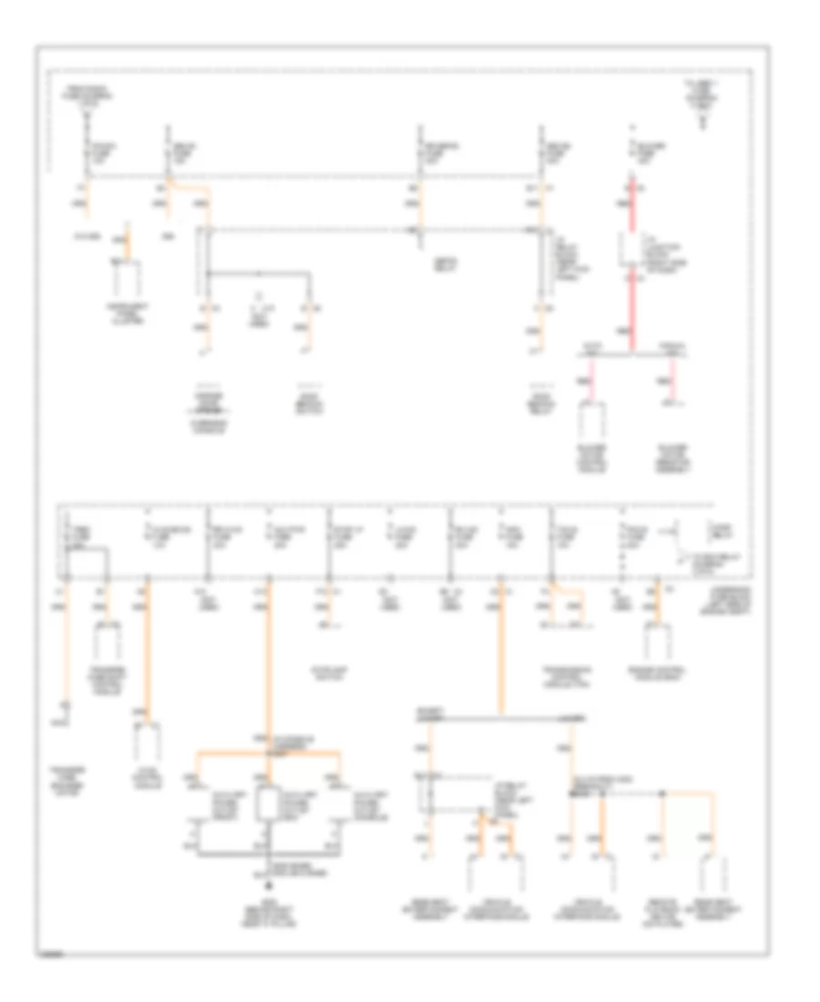6 6L VIN D Power Distribution Wiring Diagram 2 of 5 for GMC Cab  Chassis Sierra 2006 3500