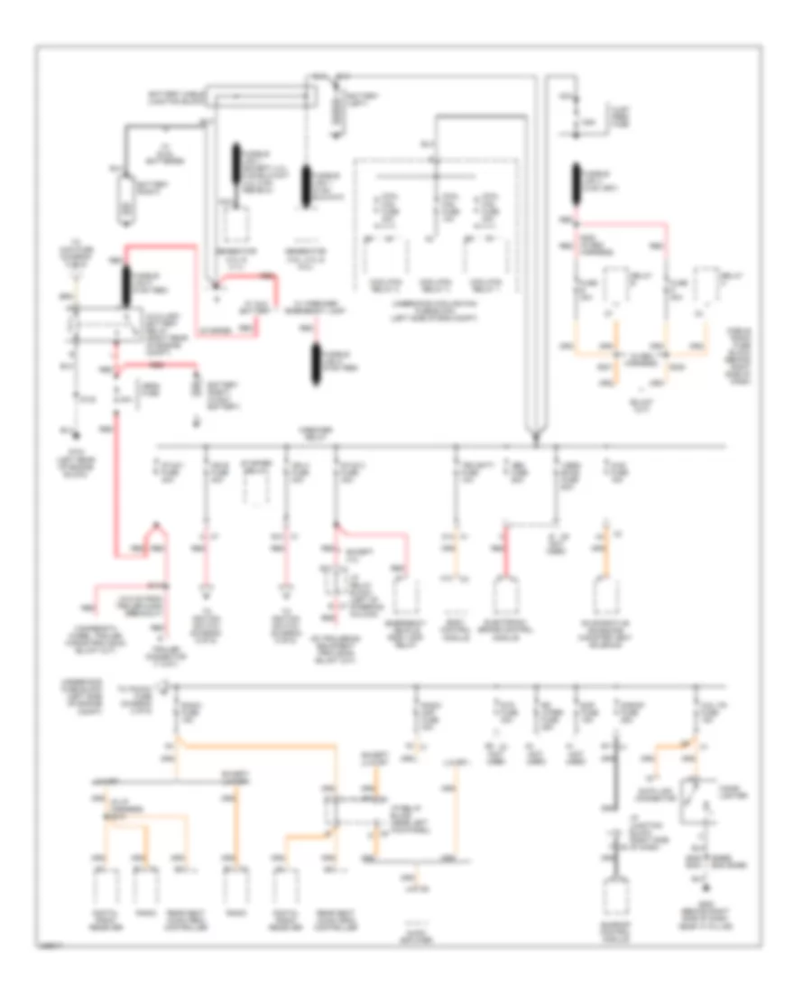 8.1L VIN G, Power Distribution Wiring Diagram (1 of 6) for GMC Cab  Chassis Sierra 3500 2006