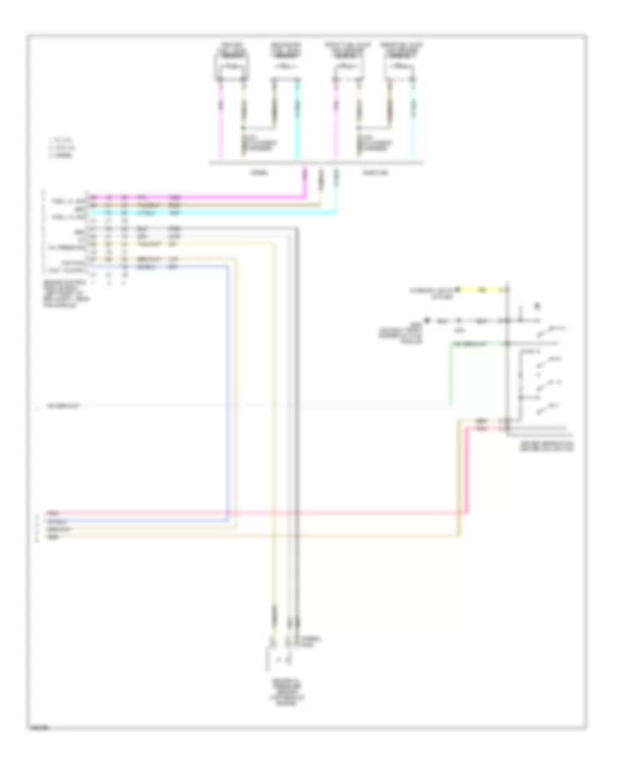 Instrument Cluster Wiring Diagram 2 of 2 for GMC Sierra HD 2007 3500