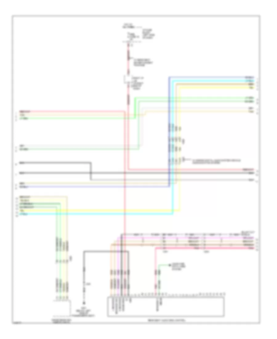 Radio Wiring Diagram, without Y91  without UQA (2 of 3) for GMC Cab  Chassis Sierra 3500 HD 2011