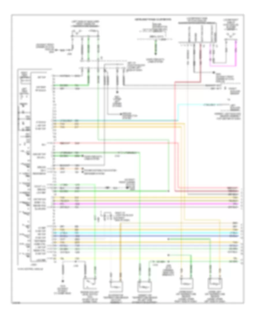 Automatic AC Wiring Diagram (1 of 3) for GMC Cab  Chassis Sierra 3500 HD 2011