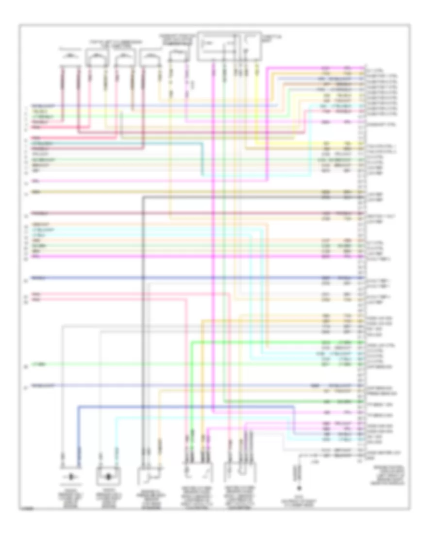 6.0L VIN G, Engine Performance Wiring Diagram (6 of 6) for GMC Cab  Chassis Sierra 3500 HD 2011