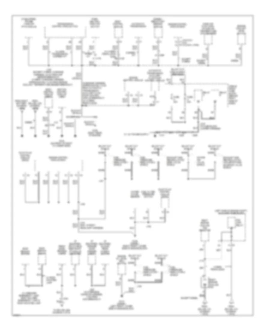 Ground Distribution Wiring Diagram (2 of 6) for GMC Cab  Chassis Sierra 3500 HD 2011
