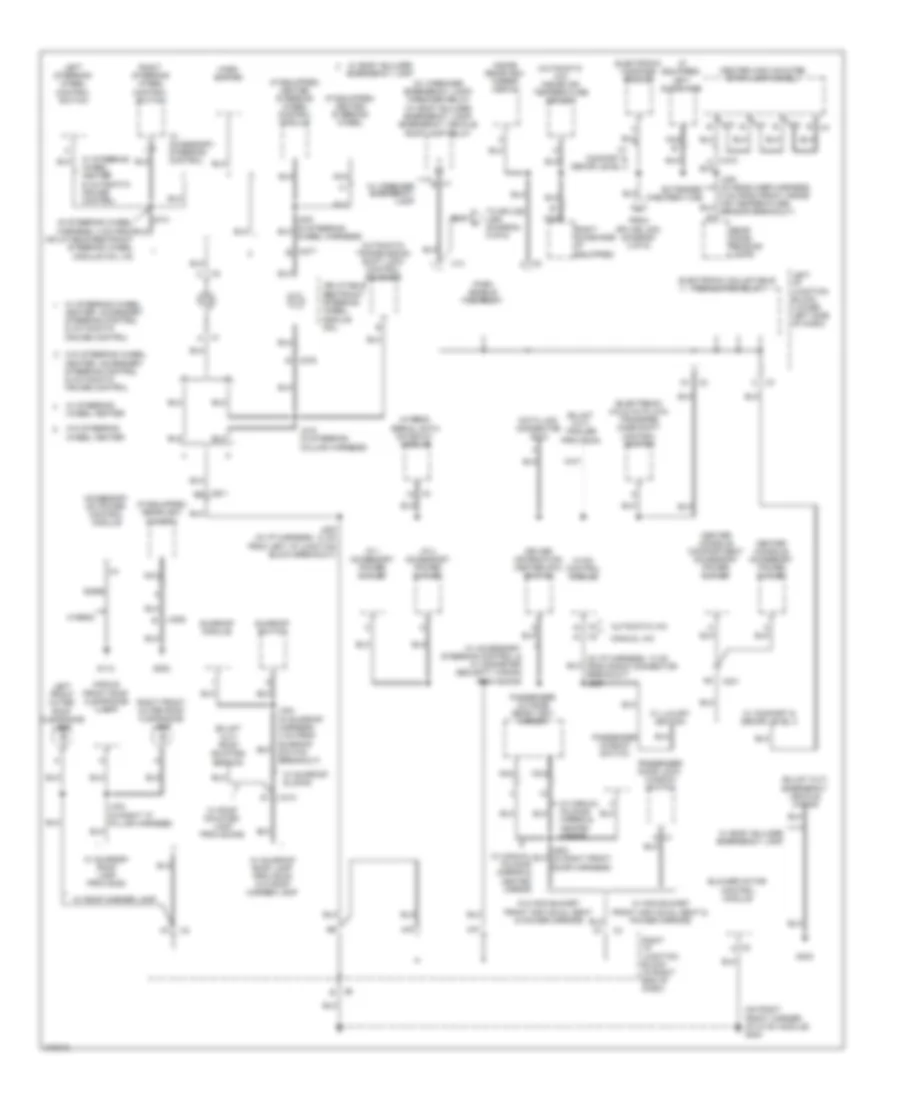Ground Distribution Wiring Diagram 3 of 6 for GMC Cab  Chassis Sierra HD 2011 3500