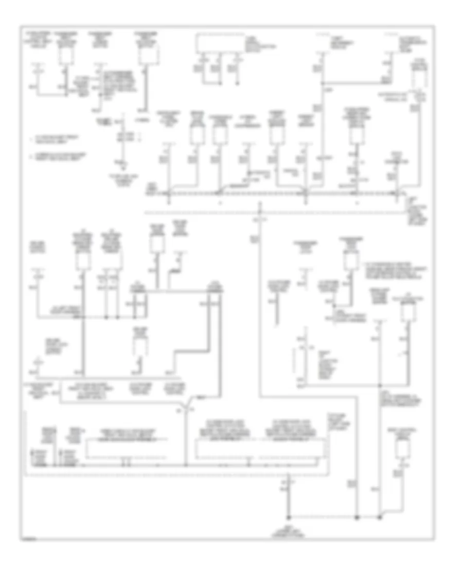 Ground Distribution Wiring Diagram (4 of 6) for GMC Cab  Chassis Sierra 3500 HD 2011