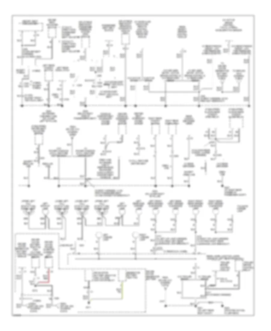 Ground Distribution Wiring Diagram 6 of 6 for GMC Cab  Chassis Sierra HD 2011 3500