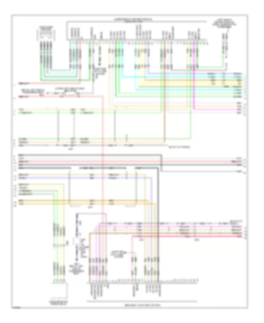 Navigation Wiring Diagram, with Y91  with UQA (2 of 3) for GMC Cab  Chassis Sierra 3500 HD 2011