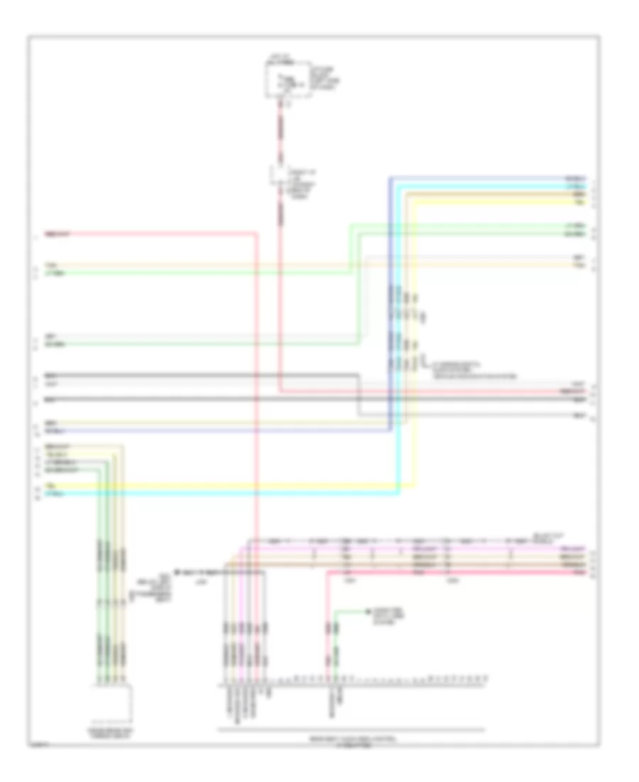 Navigation Wiring Diagram, with Y91  without UQA (2 of 3) for GMC Cab  Chassis Sierra 3500 HD 2011