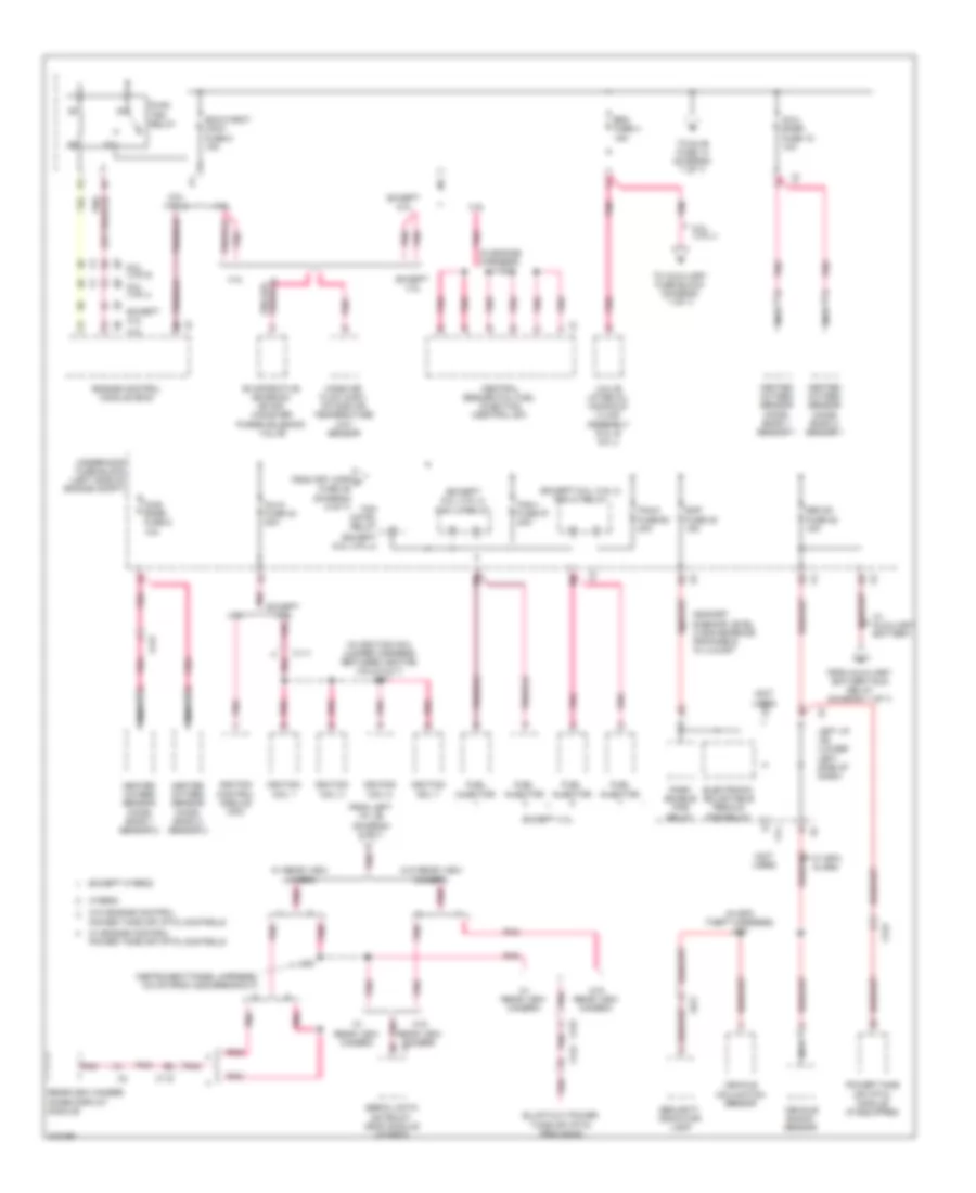 6.0L VIN G, Power Distribution Wiring Diagram (6 of 7) for GMC Cab  Chassis Sierra 3500 HD 2011
