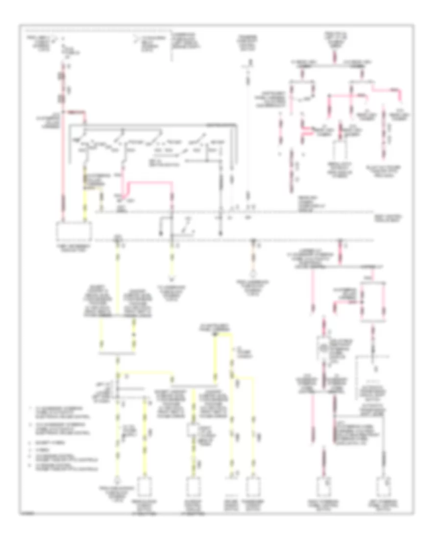 6.6L VIN 8, Power Distribution Wiring Diagram (4 of 5) for GMC Cab  Chassis Sierra 3500 HD 2011
