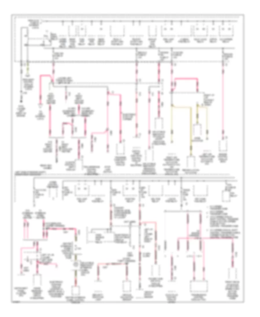 6.6L VIN L, Power Distribution Wiring Diagram (5 of 5) for GMC Cab  Chassis Sierra 3500 HD 2011