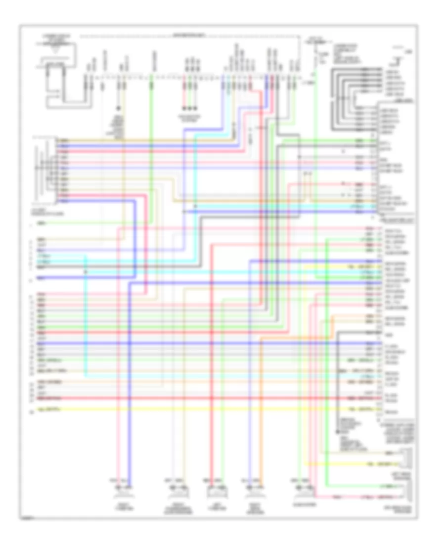 Электрсхема магнитолы. Премиум комплектация., С Навигация, С Усилитель (3 из 3) для Honda Civic Si 2011