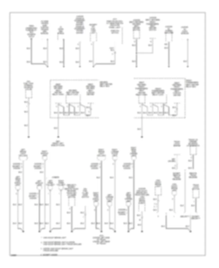 Электросхема подключение массы заземления, кроме гибрида (3 из 4) для Honda Civic Si 2011