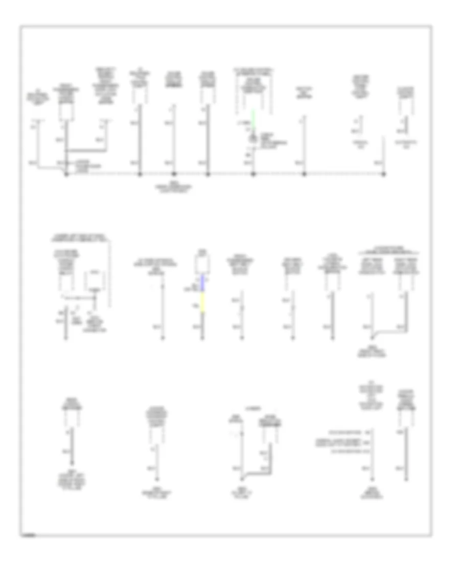 Электросхема подключение массы заземления, кроме гибрида (4 из 4) для Honda Civic Si 2011