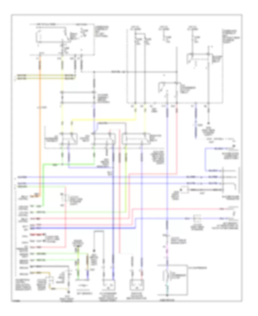Электросхема кондиционера (2 из 2) для Honda Ridgeline RTL 2012