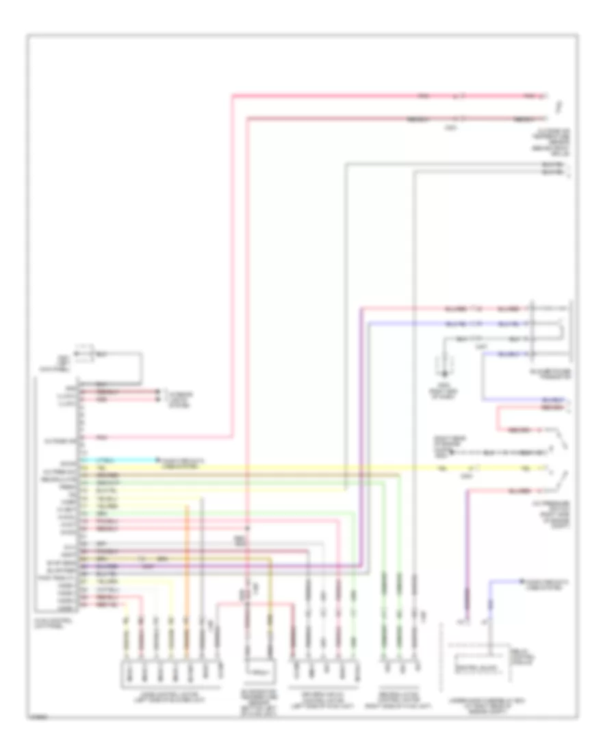 Электросхема кондиционера с ручный управлением (1 из 2) для Honda Ridgeline RTL 2012