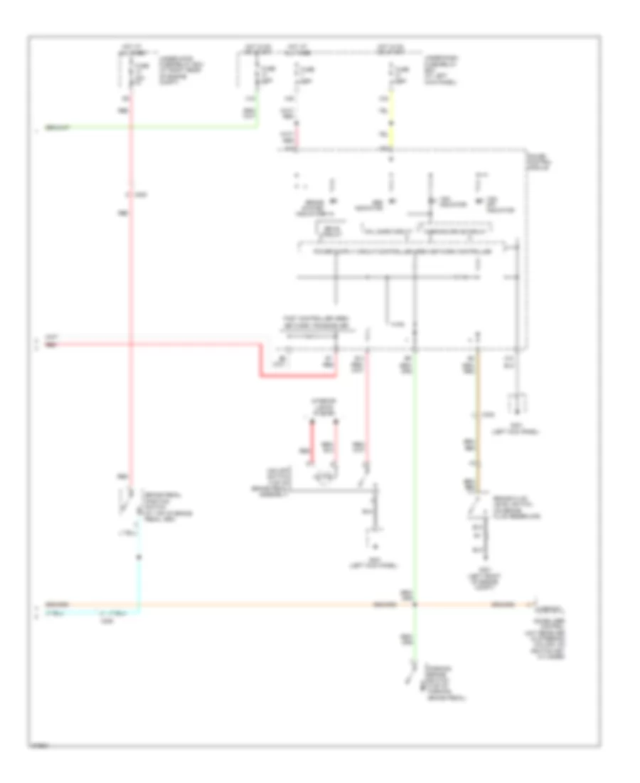 Электросхема антиблокировочной тормозной системы АБС (ABS) (2 из 2) для Honda Ridgeline RTL 2012