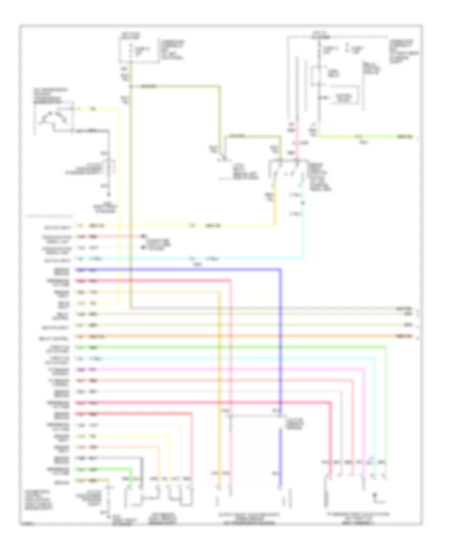 Электросхема системы круизконтроля (1 из 2) для Honda Ridgeline RTL 2012