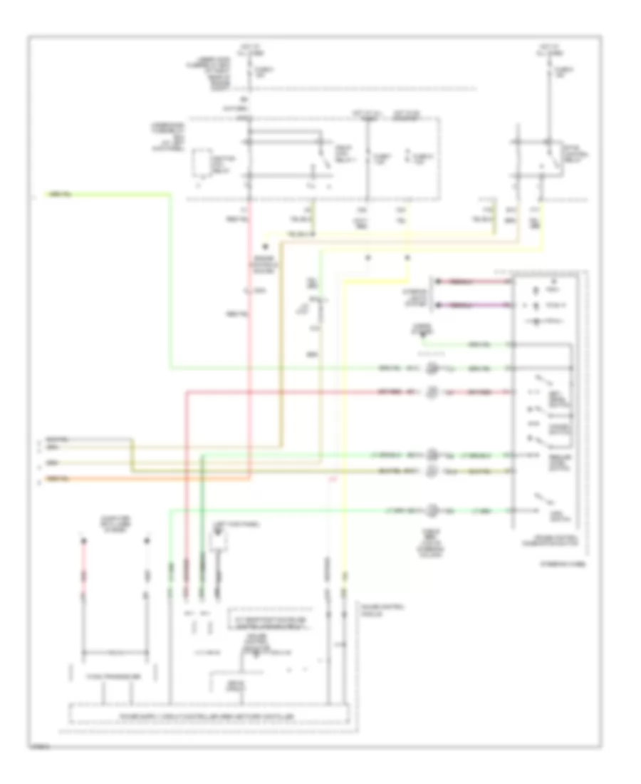 Электросхема системы круизконтроля (2 из 2) для Honda Ridgeline RTL 2012