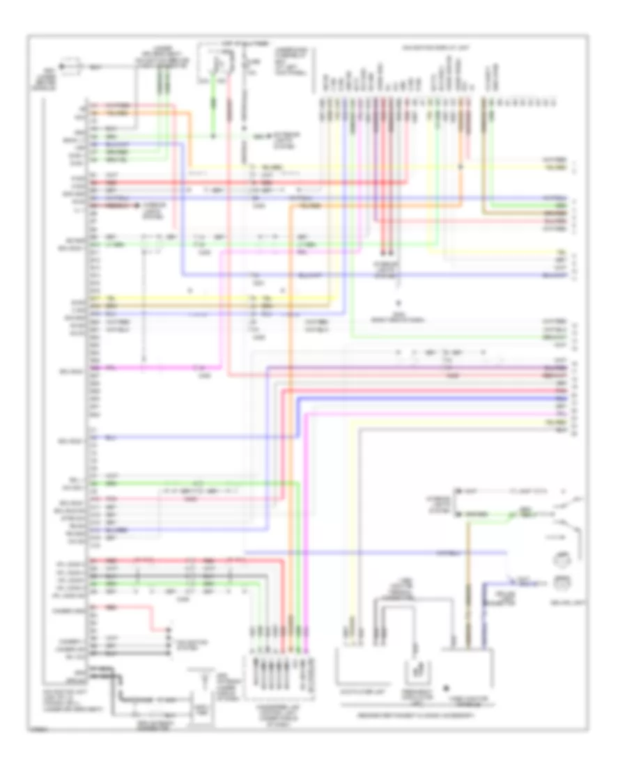 Электросхема магнитолы, С Навигация (1 из 4) для Honda Ridgeline RTL 2012