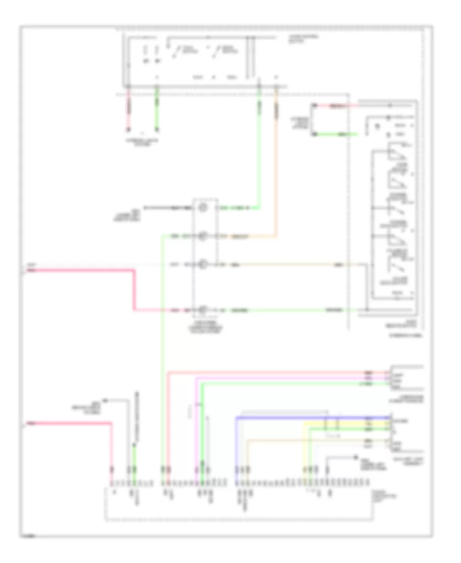Электросхема магнитолы, С Навигация (2 из 2) для Honda Fit 2009