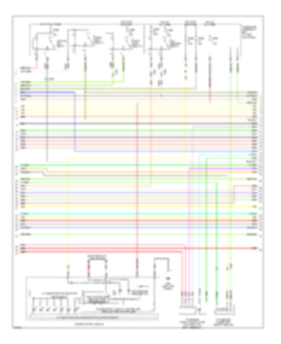 3.5L, Электросхема системы управления двигателем (3 из 7) для Honda Ridgeline RT 2013