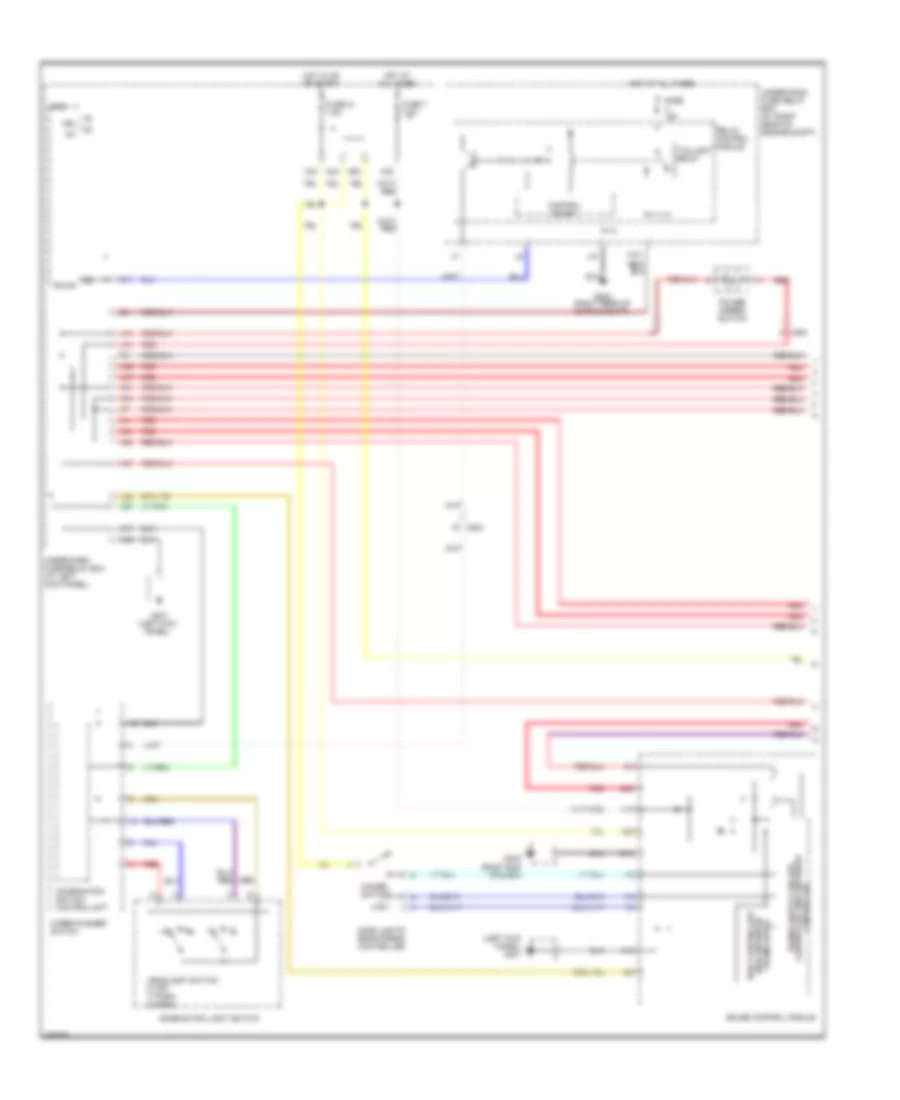 Электросхема подсветки приборов (1 из 2) для Honda Ridgeline RT 2013