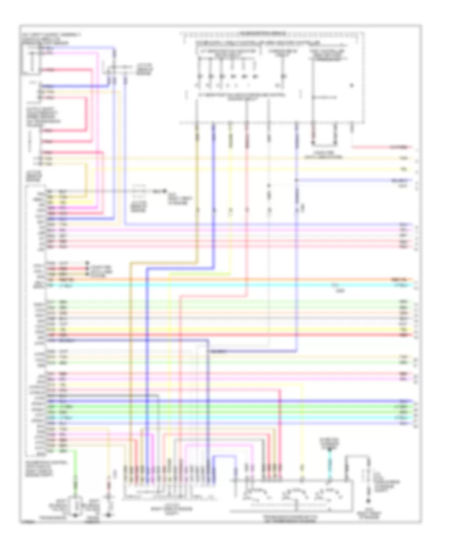 Электросхема автоматической коробки передач АКПП (1 из 2) для Honda Ridgeline RT 2013