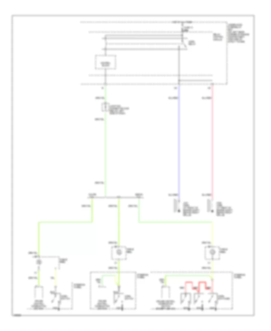 Электросхема звукового сигнал Гудка для Honda Accord DX 2004