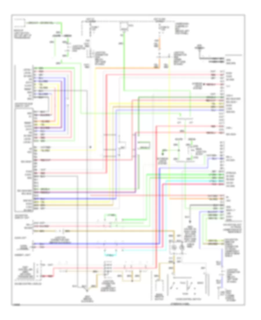 Электросхема навигации GPS для Honda Accord DX 2004