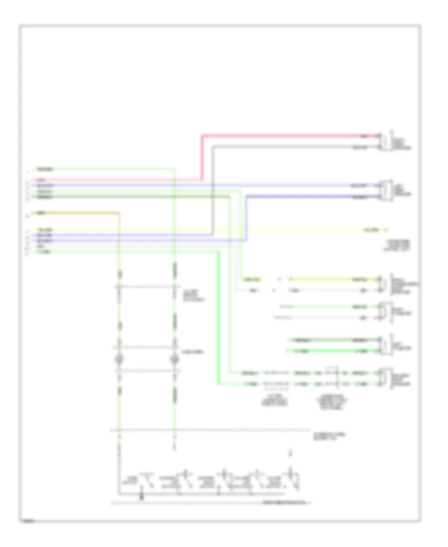 2.4L, Radio Wiring Diagram, DX, LX, EX Sedan & A/T Coupe (2 из 2) для Honda Accord DX 2004