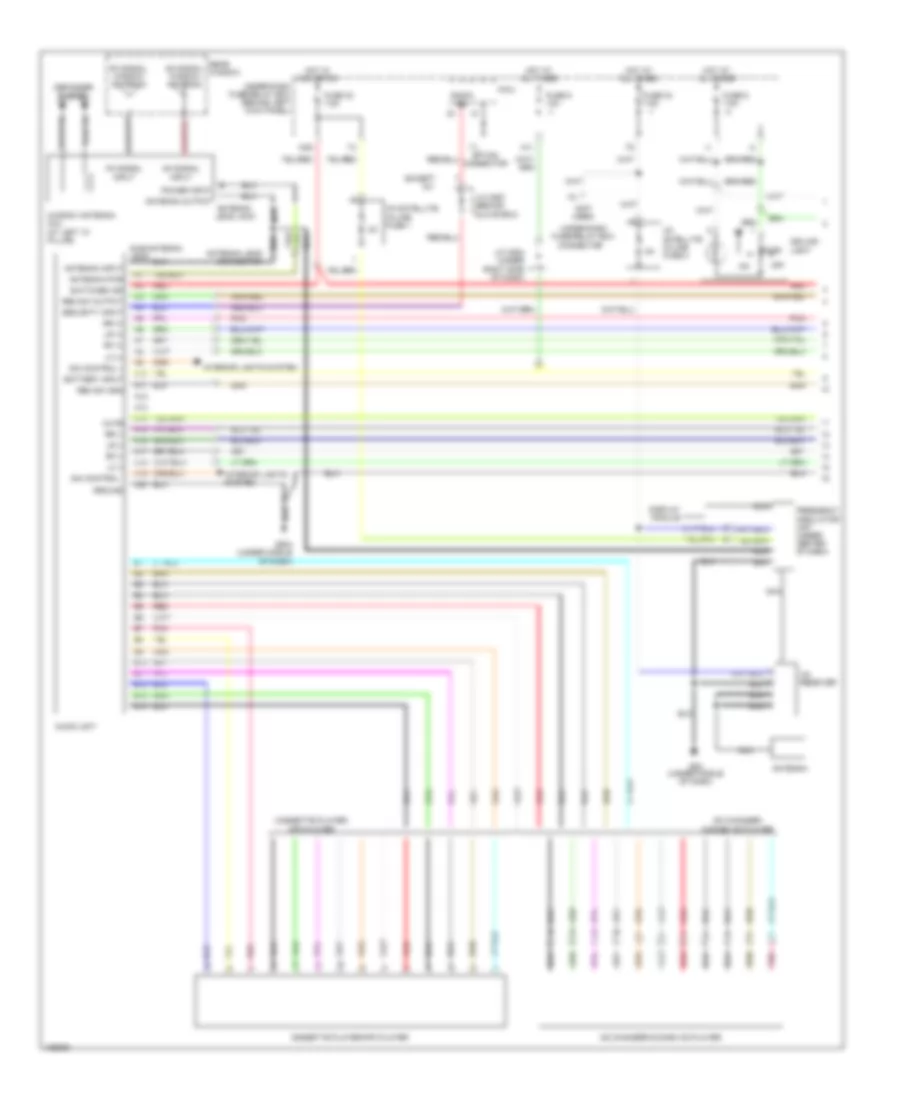 2.4L, Rear Seat Entertainment Wiring Diagram, DX, LX, EX Sedan & A/T Coupe (1 из 2) для Honda Accord DX 2004