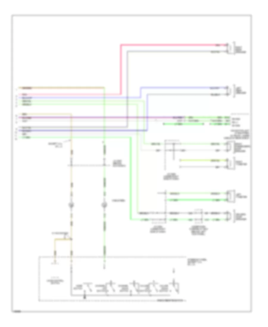 3.0L, Radio Wiring Diagram, EX-L Sedan & A/T Coupe (2 из 2) для Honda Accord DX 2004