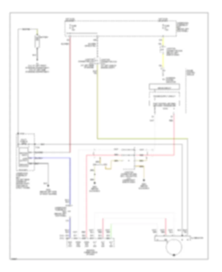 Электросхема Генератора, кроме гибрида для Honda Accord DX 2004