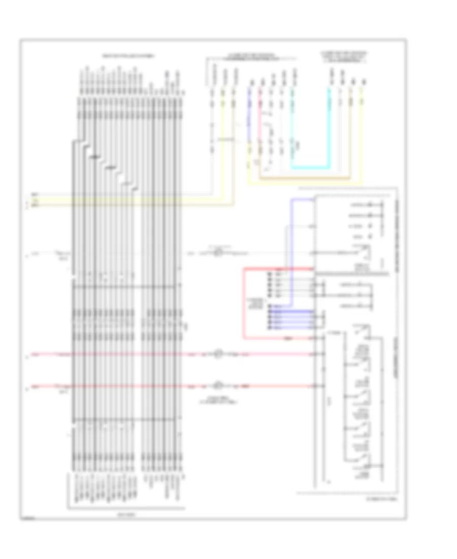 Rear Seat Entertainment Wiring Diagram, withNavigation & RES Широкий (3 из 3) для Honda Odyssey LX 2014