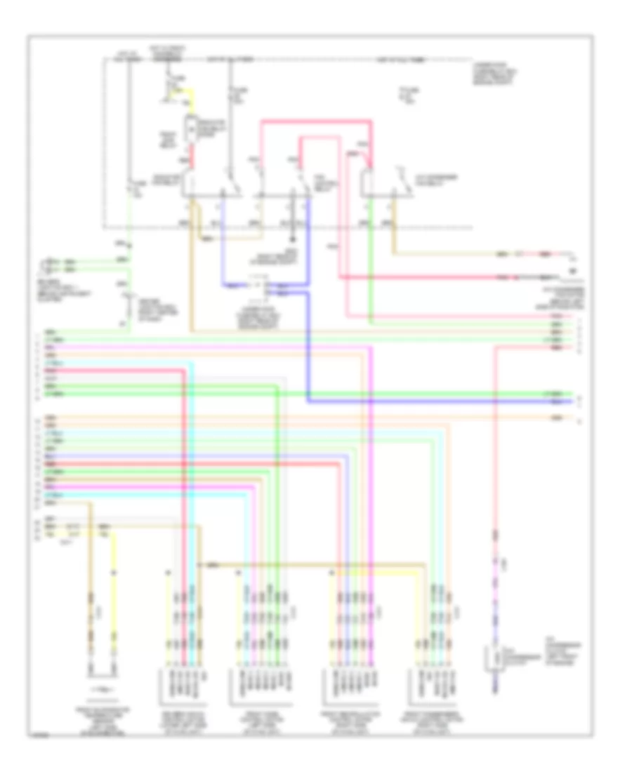 Электросхема кондиционера, С Память (2 из 3) для Honda Odyssey LX 2014