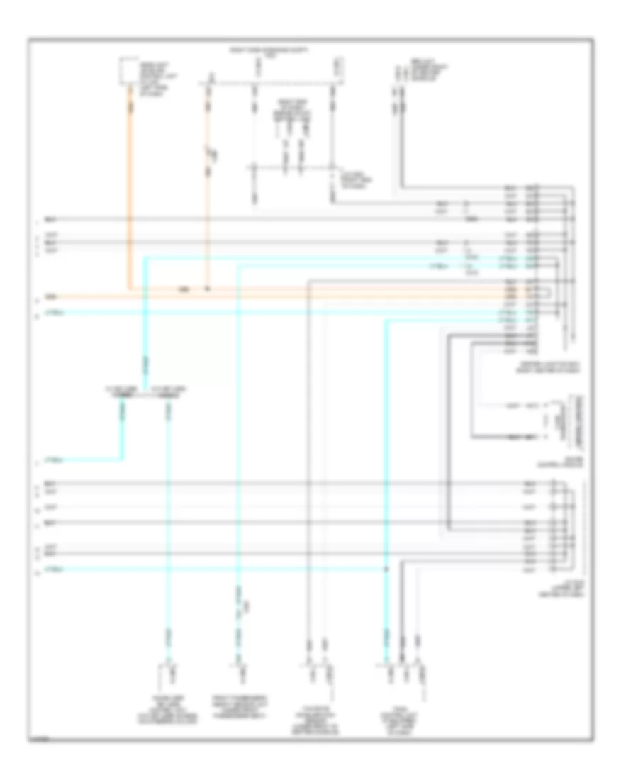 схема соединителя канала связи (2 из 2) для Honda Odyssey LX 2014