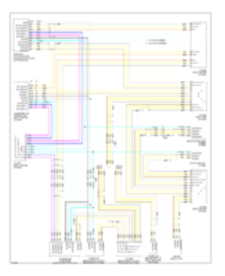 Схема Аудио GA-NET Bus/GA-NET, С RES для Honda Odyssey LX 2014