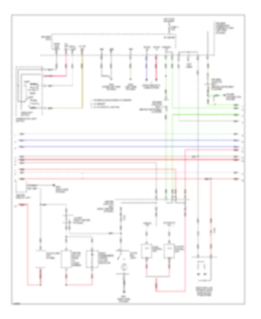 Электросхема подсветки приборов (3 из 5) для Honda Odyssey LX 2014