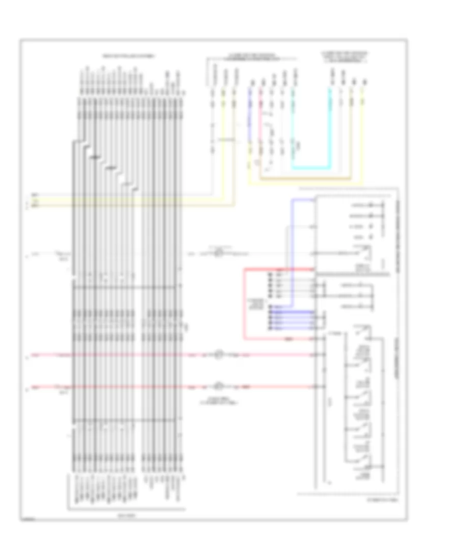 Rear Seat Entertainment Wiring Diagram, withNavigation & RES Широкий (3 из 3) для Honda Odyssey Touring 2014