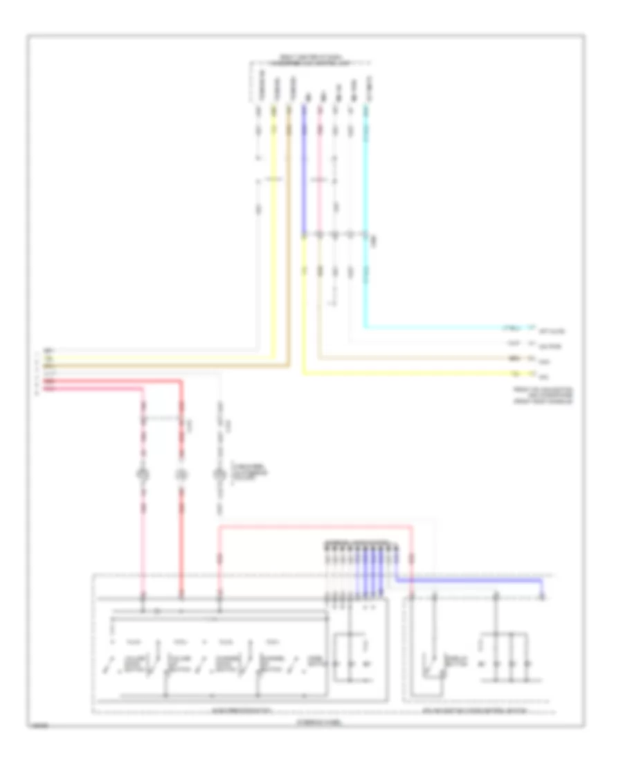Rear Seat Entertainment Wiring Diagram, withNavigation & without RES Широкий (3 из 3) для Honda Odyssey Touring 2014