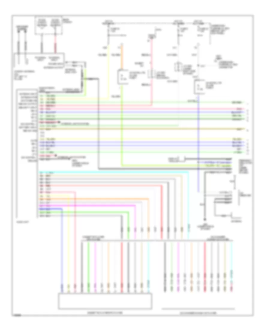 3.0L, Radio Wiring Diagram, DX, LX, EX Sedan & A/T Coupe (1 из 2) для Honda Accord LX 2004