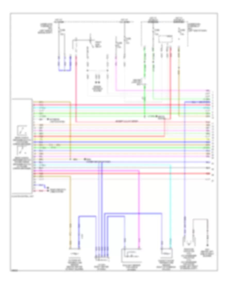 Электросхема кондиционера (1 из 3) для Honda Accord LX 2013