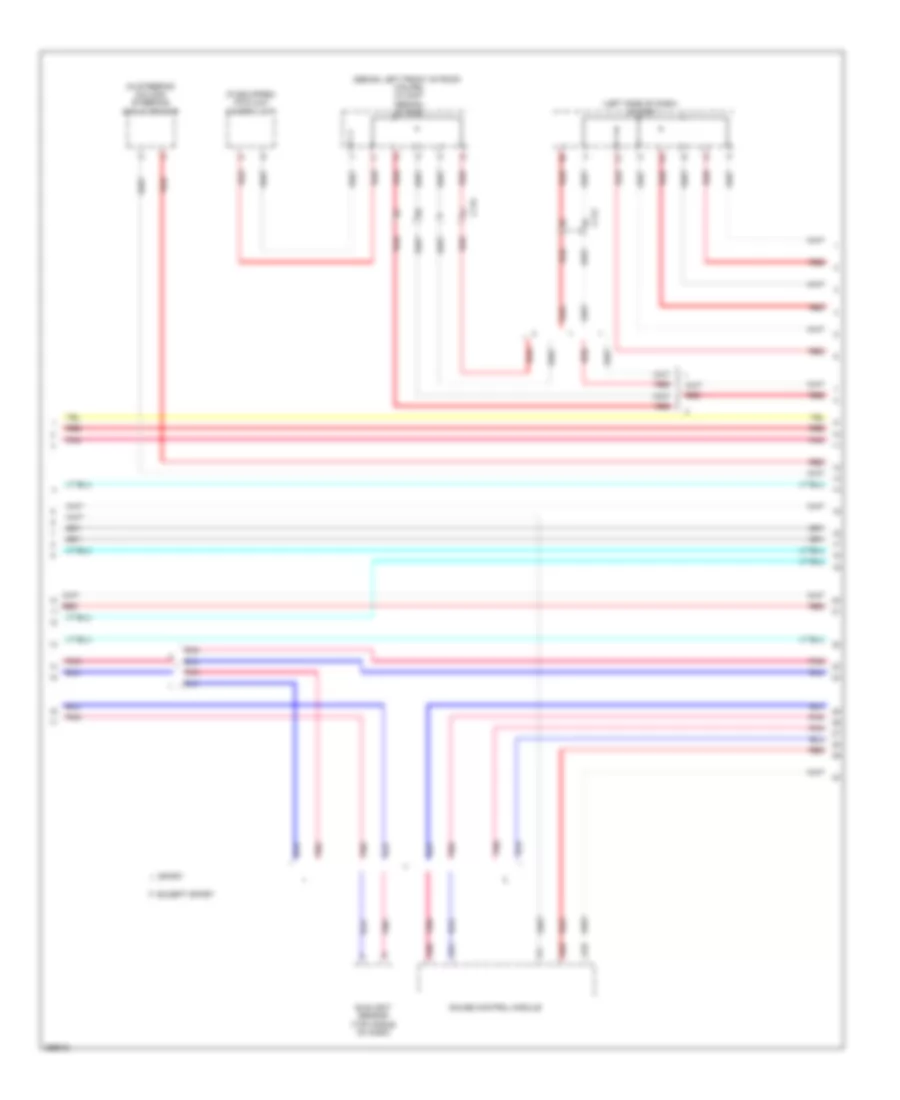 Электросхема линии передачи данных CAN (2 из 4) для Honda Accord LX 2013