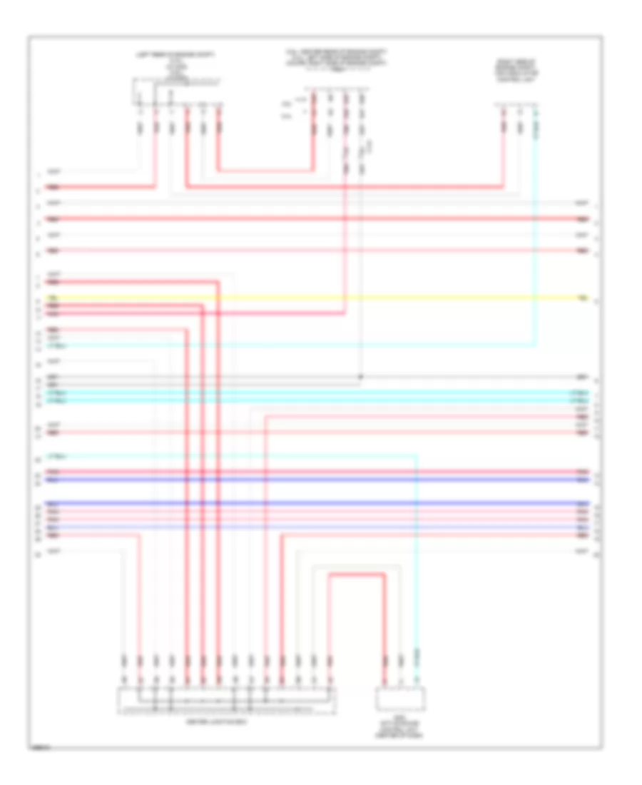 Электросхема линии передачи данных CAN (3 из 4) для Honda Accord LX 2013