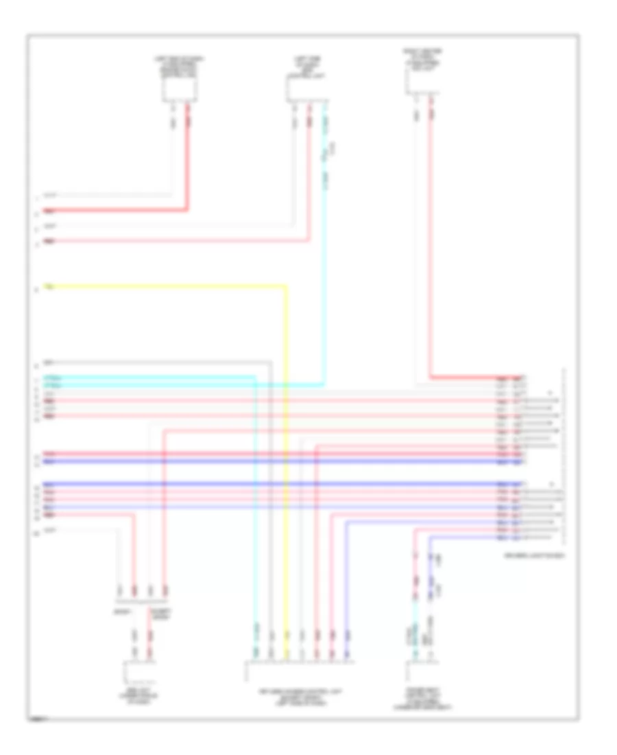 Электросхема линии передачи данных CAN (4 из 4) для Honda Accord LX 2013