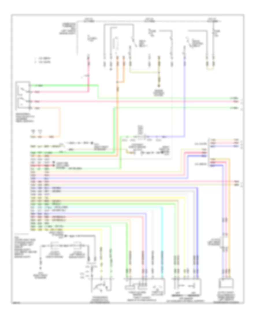 Электросхема системы круизконтроля (1 из 2) для Honda Accord LX 2013