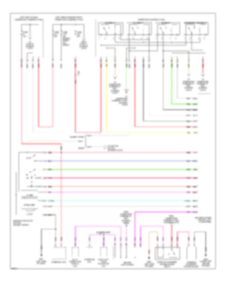 Электросхема блока предохранителей и реле (6 из 6) для Honda Accord LX 2013