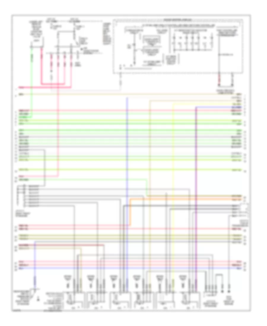 3.5L, Электросхема системы управления двигателем (4 из 6) для Honda Pilot EX 2009